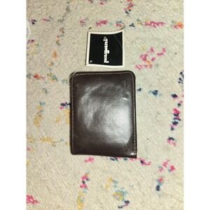 Pagani Wallet Brown Leather Bifold ID Credit Card Holder New with Tags